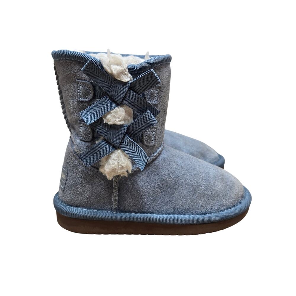 KOOLABURRA BY UGG Girl's Bow Boots Light Blue Size 9